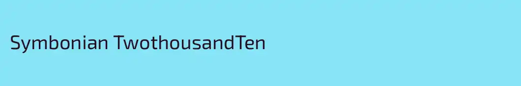 Symbonian TwothousandTen